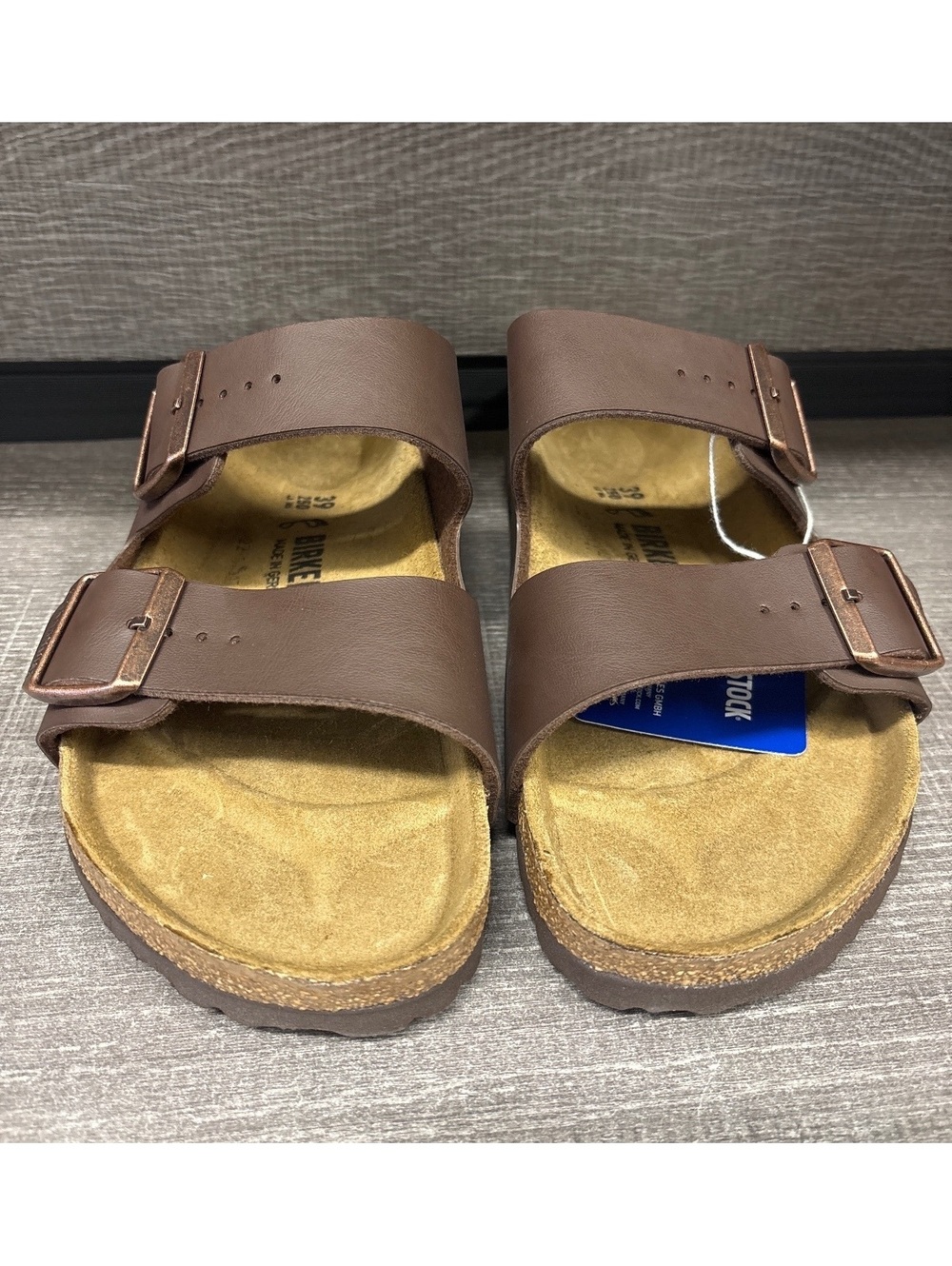 Women's Birkenstock Arizona Soft Footbed Sandals (Brown) - US Size 8/EU Size 39